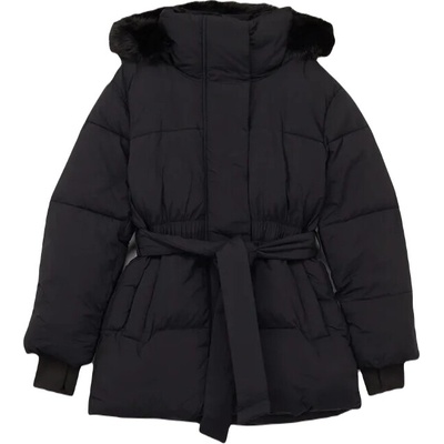 Gap Fur Hood čierna