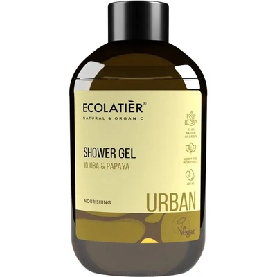 ECOLATIER URBAN JOJOBA & PAPAYA výživný sprchový gél 600 ml