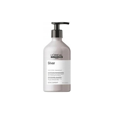 Loreal Silver šampon pro šedivé a odbarvené vlasy 500 ml