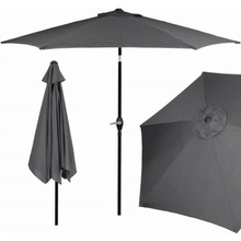 SPRINGOS SUNNY GU0021 Zahradní slunečník 250 cm, tmavě šedý