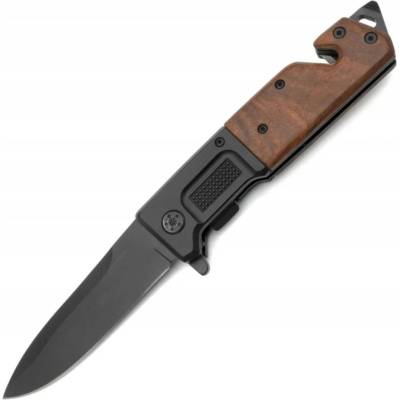 Outdoorový skladací SR 39374 Čierna/Hnedá KP-39374