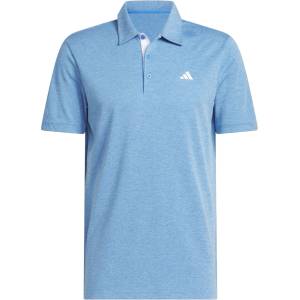 Adidas Мъжка блуза с яка adidas Heather Polo Shirt Mens - Lucid Blue