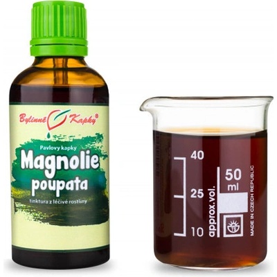 Bylinné kapky Magnólia puky TCM bylinné kvapky tinktúra 50 ml