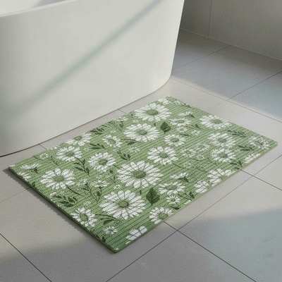 Aquamat 4108-2 kopretiny na zelené metráž 65cm – Zboží Mobilmania