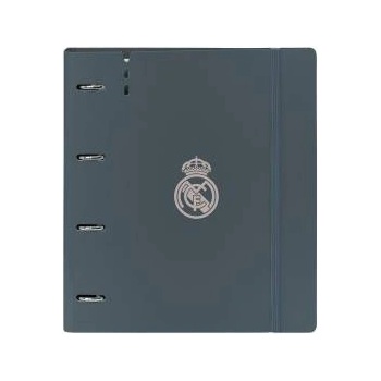 Real Madrid C. F Папка с пръстени Real Madrid C. F. Сив 27 X 32 X 4 cm