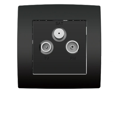 ELMARK City Тv+fm+sat КОНТАКТ АНТРАЦИТ (193033)