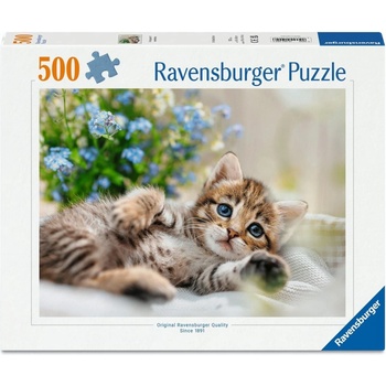 Ravensburger Пъзел Ravensburger от 500 части - Сладко коте (12001904)