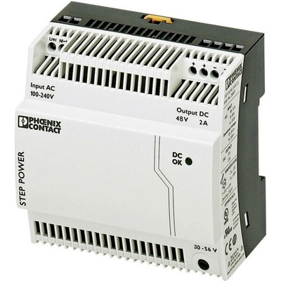 Phoenix Contact STEP-PS/1AC/48DC/2 sieťový zdroj na montážnu lištu (DIN lištu), 48 V/DC, 2 A, 96 W, výstupy 1 x
