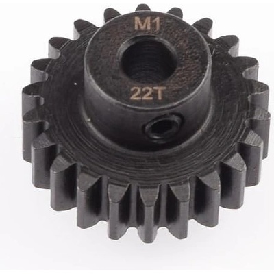 RUDDOG Пиньон 22 зъба модул 1 стъпка 22T Modul 1 Steel Pinion RP-0042 (RP-0042)