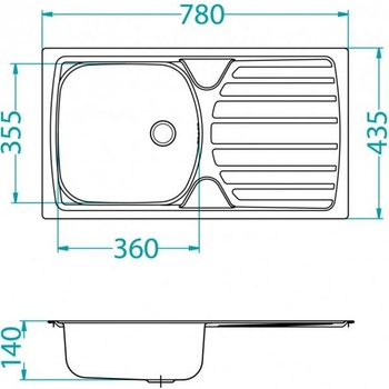 Alveus Basic 170 fi dekor