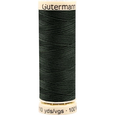 Polyesterové nitě návin 100 m Gütermann univerzální Varianta: 766 zelenočerná, Balení: 1 ks
