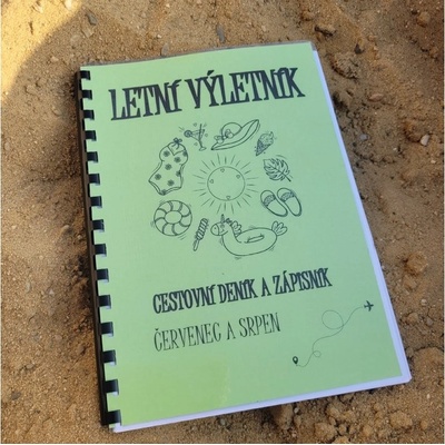 LETNÍ VÝLETNÍK - Cestovatelský deník na červenec a srpen Provedení: Komplet - hotové aktivity k okamžitému použití
