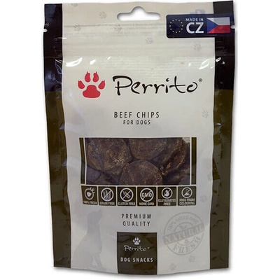 Perrito Hovězí čipsy pro psy 100 g