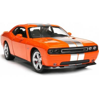 WELLY 2012 DODGE CHALLENGER SRT ORANŽOVÝ NOVÝ KOVOVÝ MODEL 24049 1:24