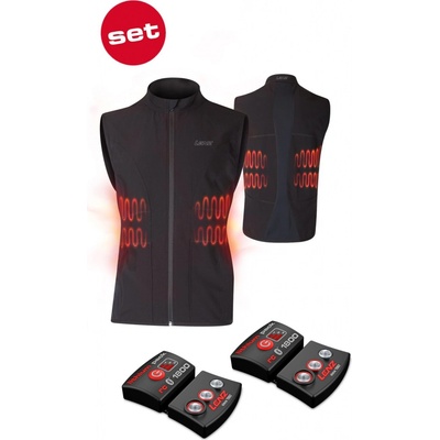LENZ Heat Vest 1.0 Men SET Vyhrievaná vesta + batérie lithium pack rcB 1800 S