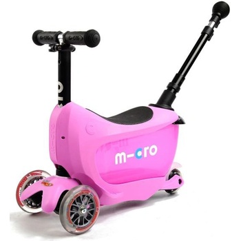 MICRO Mini2go Deluxe Plus /koloběžka růžové