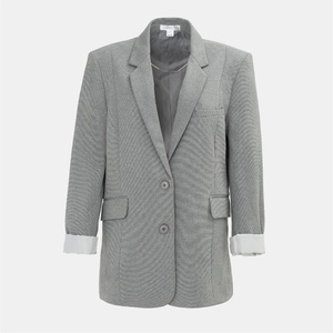 Miso Сако Miso Women's Long Sleeve Blazer - Light Grey