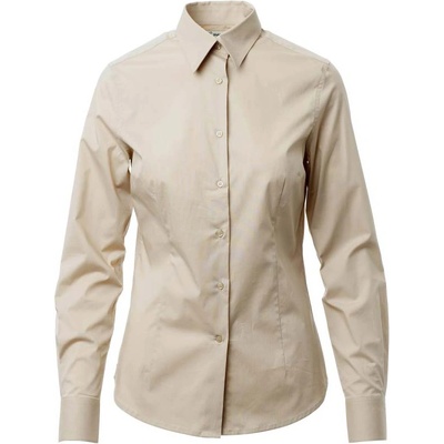 PAYPER FLORENTIA LADY S00257-P051 / Дамска риза slim fit - бежово 44 (S00257P0511102644)