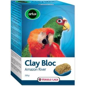 Versele-Laga Блок Versele-Laga глинен Clay Bloc Amazon River за по-големи папагали 550g (7202-424057)