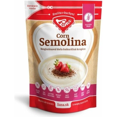 CORN SEMOLINA Bezgluténová biela kukuričná krupica 250 g