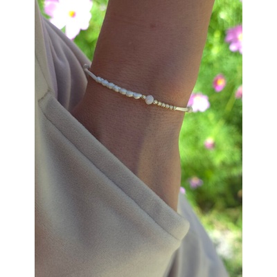 Kathryn' s Bracelets Дамска Гривна със 7 Възела и Златни Топчета Fate (7ВДЗ)