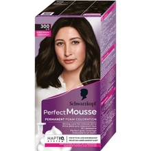 Schwarzkopf Perfect Mousse farba na vlasy 3-0 Čiernohnedý 3-0 300 35 ml