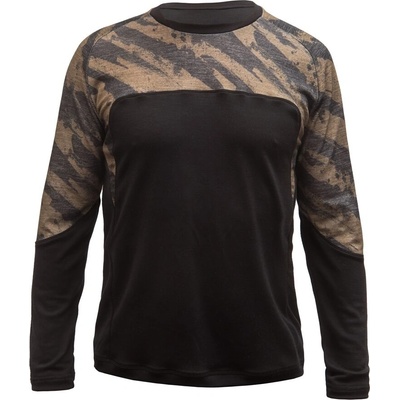 Fresh Trash MEN'S ESCAPE MERINO LONG SLEEVE TEE BLACK/BRUSH