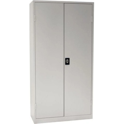 Manutan Expert Kovová vysoká spisová skriňa 2000, 195 x 100 x 45 cm, sivá/sivá