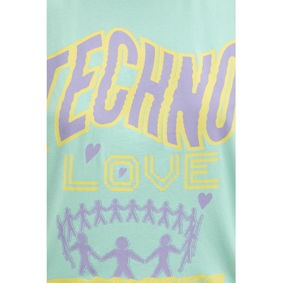 HUGO Blue тениска дамска от памук Oversized_Tee_B (50560784)