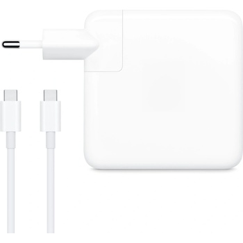 DeTech Адаптер DeTech, За Apple, 61W, Type-C, Бял - 352 (352)