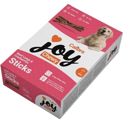 Calibra Joy Dog Chewy Beef Lungs & Cranberries Sticks 700 g