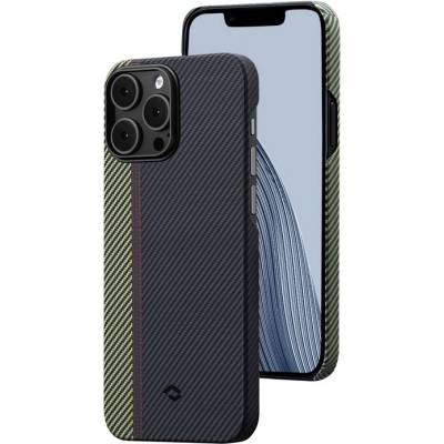 PITAKA Гръб Pitaka Fusion Weaving MagEZ Case 3 за iPhone 14 Pro Max- Черно/зелен