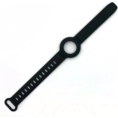 JC Силиконова каишка за Apple AirTag - JC AirTag Silicone Band (черен)