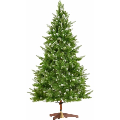 tectake 405711 umelý vianočný stromček blitzen, 180 cm, vstrekované ihličie - zelená