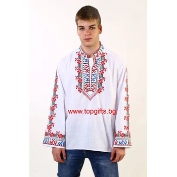 Image 1 of Мъжка шопска риза с дълъг ръкав