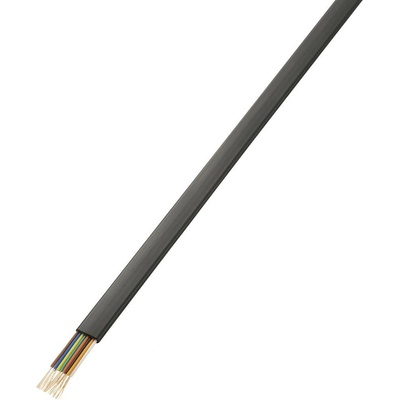 Tru Components 1564536 telefónny kábel 8 x 0.08 mm² čierna 50 m