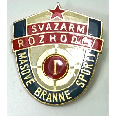 Odznak svazarm rozhodčí I masově branné sporty