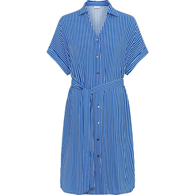 LASCANA Рокля тип риза синьо, бяло, размер 38