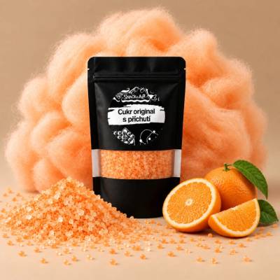 SnackAir Cukr Pomeranč na cukrovou vatu 200 g