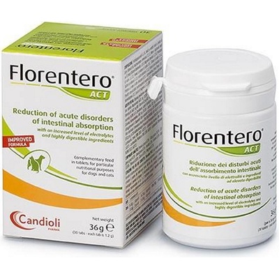 Florentero ACT probiotický a prebiotický prípravok pre psy a mačky 30 tbl