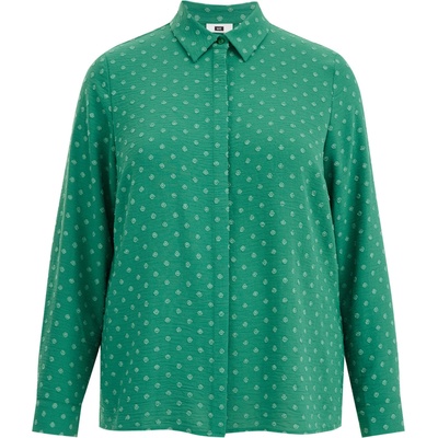WE Fashion Блуза зелено, размер 46