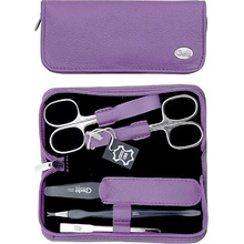 Credo Solingen Luxusní 5 dílná manikúra Summer Zipper 5 Lilac