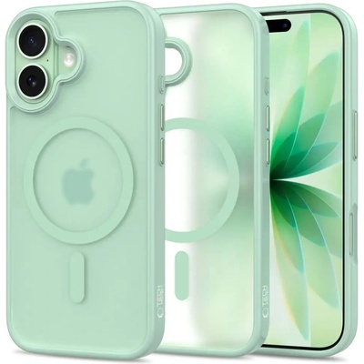 Tech-Protect Кейс Tech-Protect MagMat MagSafe за iPhone 17 - прозрачен зелен (5906302334131)
