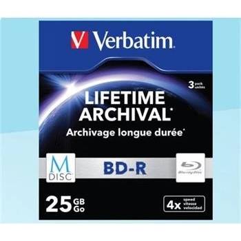 Verbatim BD-R 25GB 4x, 3ks