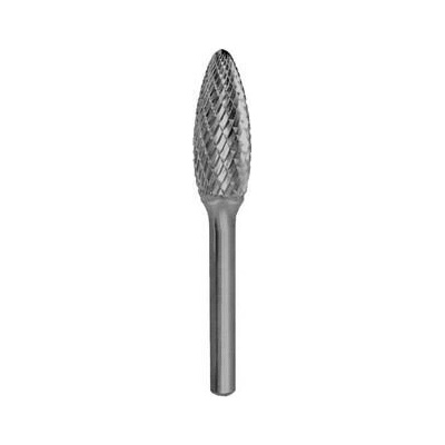 NÁSTROJE CZ Technická fréza plaménková TK H 12,7x32-6x77 / dvojitý sek - VB020348116054
