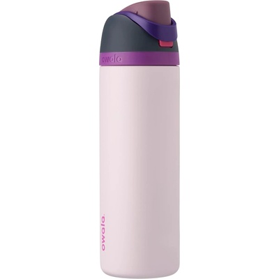 Owala FreeSip Insulated Stainless Steel Drinking Bottle with Straw, 710ml - BPA Free, Ideal for Sports, Fitness, Outdoors and Travel, Dreamy Field - C06156