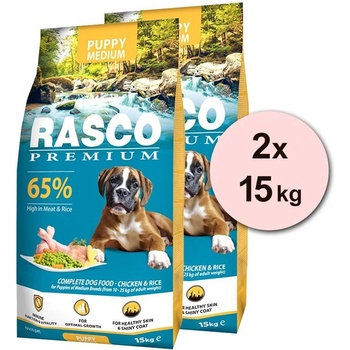 Rasco premium Puppy Medium 2 x 15 kg