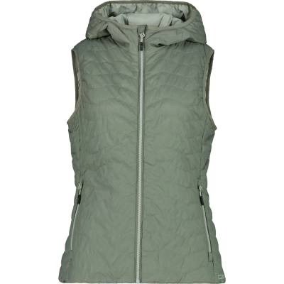 CMP Дамски синтетичен елек CMP Women's Vest Fix Hood Synthetic vest - Avocado - размер 36 (EU) (132-1623-0112)
