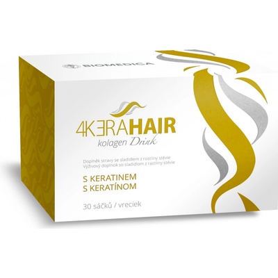 Biomedica 4KERAHAIR kolagen drink 30 vreciek