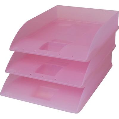 Herlitz odkladač transparentný rose